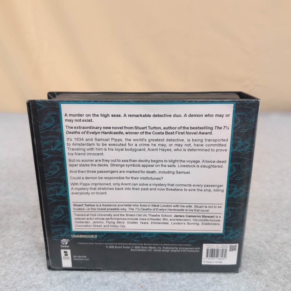 The Devil and the Dark Water Stuart Turton Audiobook 14 CD Unabridged Mystery - Picture 2 of 2